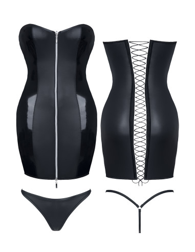 Čierne minišaty greta z kolekcie demoniq hard candy