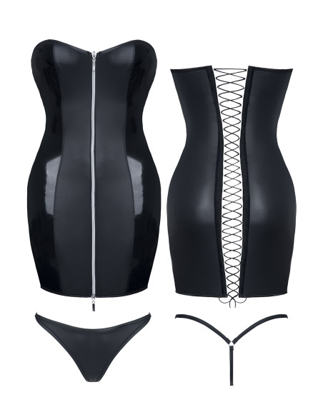 Čierne minišaty greta z kolekcie demoniq hard candy