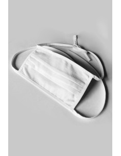 Bavlnená rúška 1vrstvová na viazanie biela standard 100 alebo oekotex